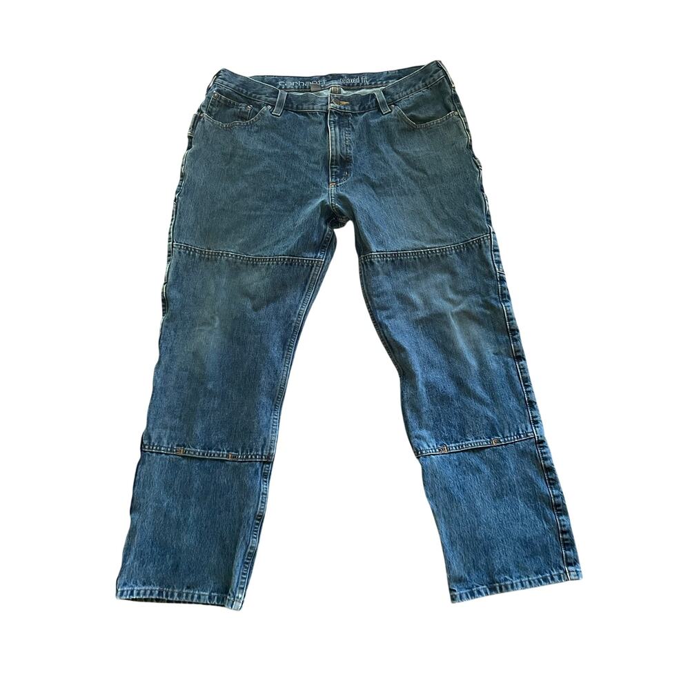 Carhartt Rugged Flex Relaxed Fit Utility Double Front Knee Mens Jeans Sz 38 x 30